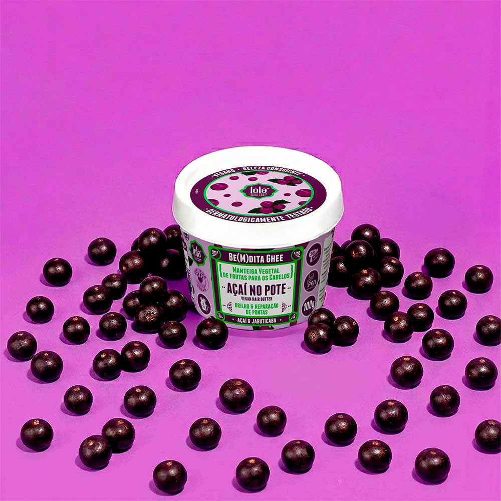 Máscara de Hidratação Be(M)dita Ghee Açaí Lola From Rio 100g