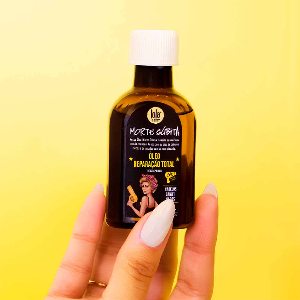 Óleo Capilar Reparador com Proteção Térmica Morte Súbita Lola From Rio 50ml