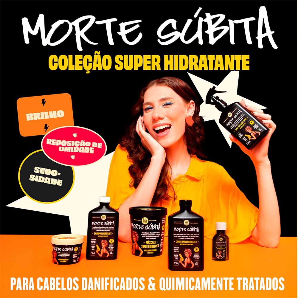 Óleo Capilar Reparador com Proteção Térmica Morte Súbita Lola From Rio 50ml