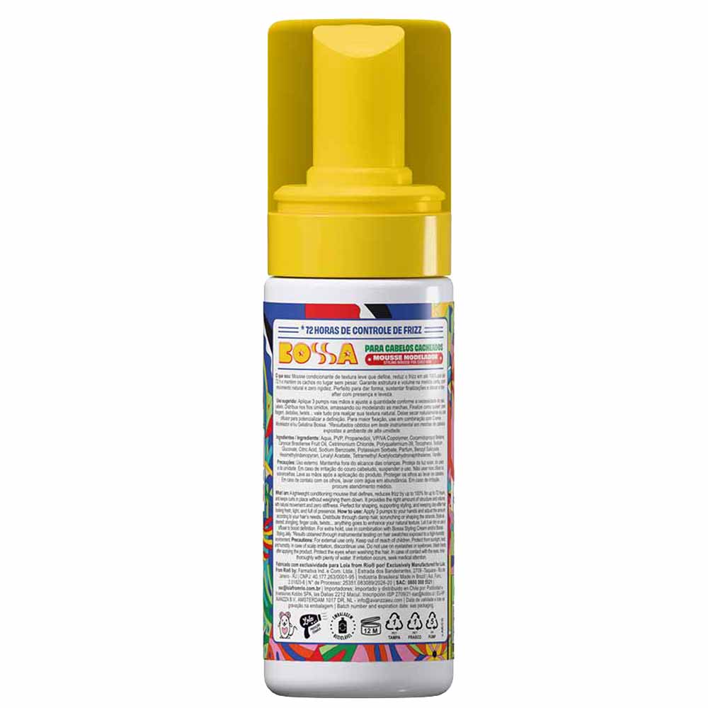 Mousse Modelador Capilar Bossa Lola From Rio 150ml