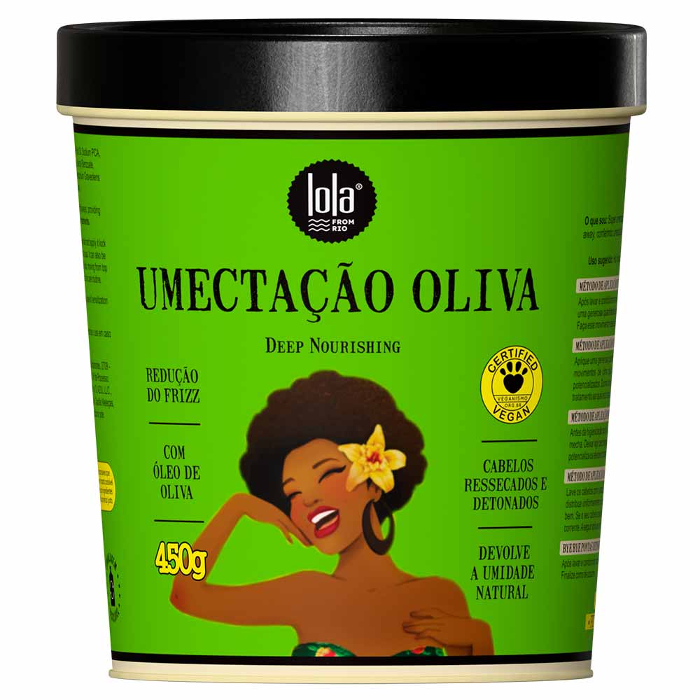 Máscara de Umectação com Óleo de Oliva Lola From Rio 450g