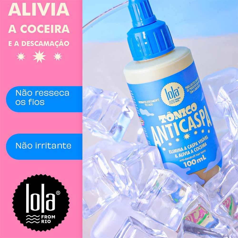 Tônico Capilar Anticaspa Cuca Fresca Lola From Rio 100ml