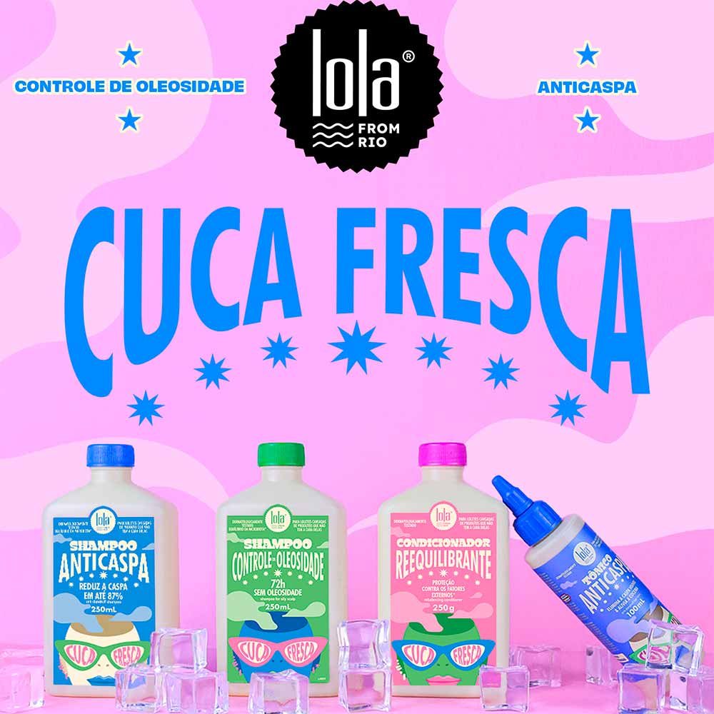 Tônico Capilar Anticaspa Cuca Fresca Lola From Rio 100ml