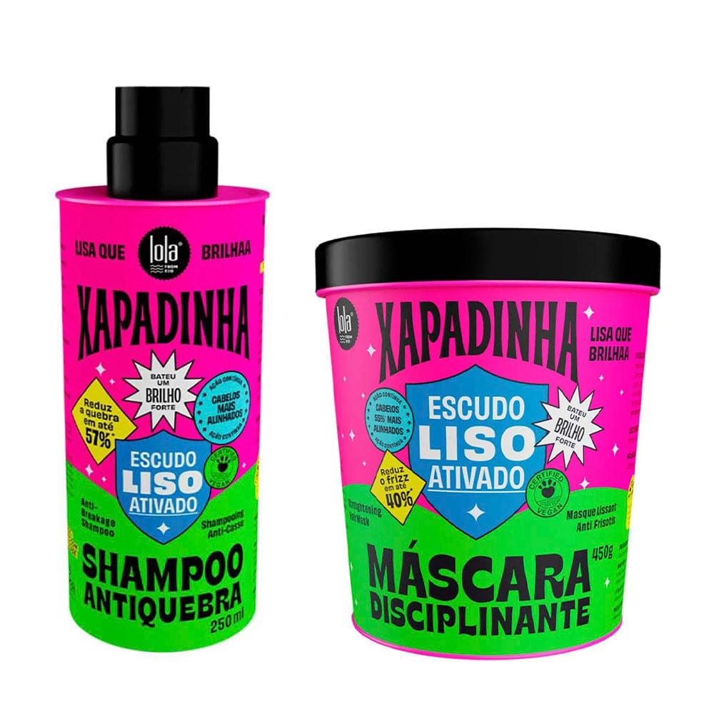 Kit Xapadinha Lola Cosmetics Shampoo 250ml + Máscara 450g