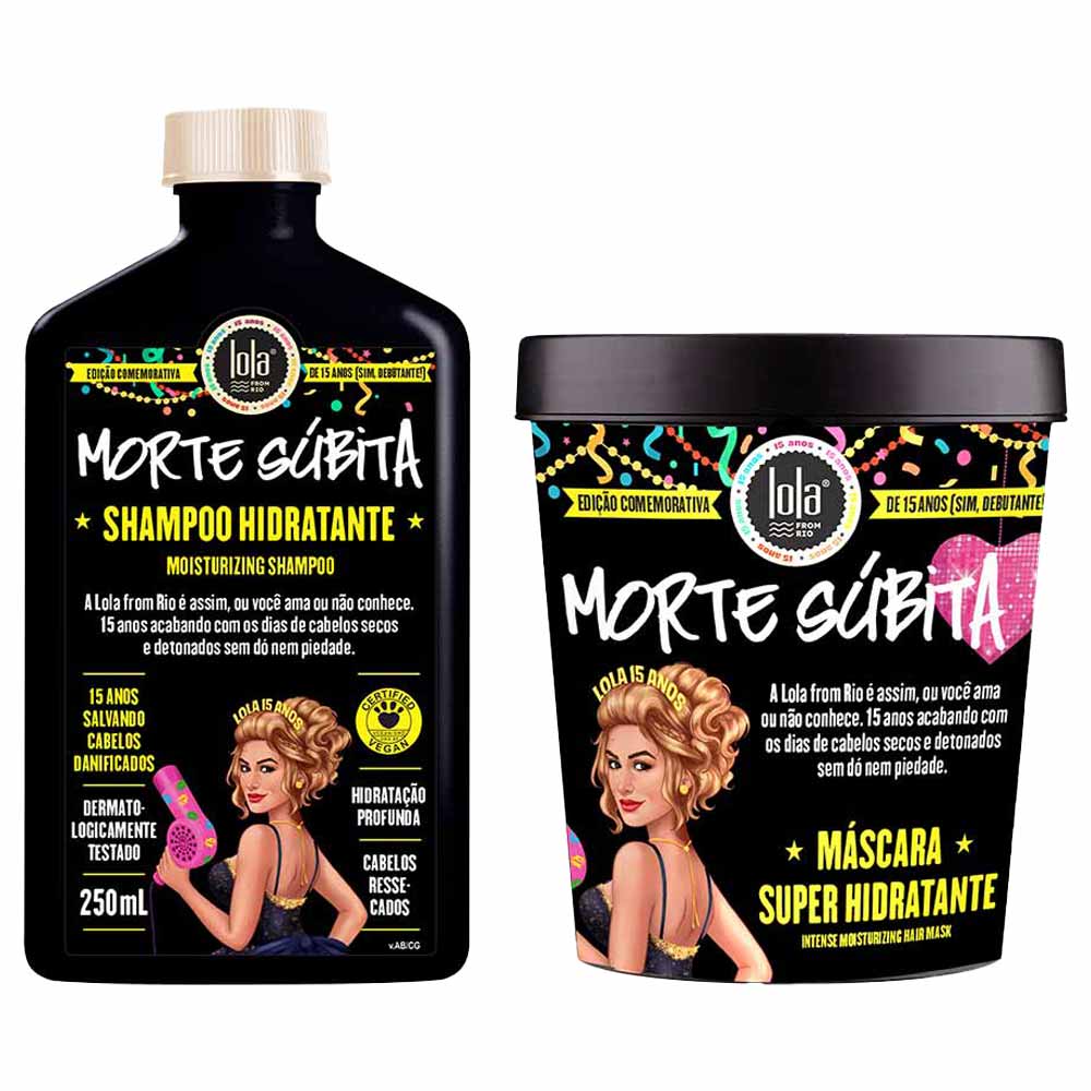 Kit Morte Súbita Lola From Rio Shampoo 250ml + Máscara 450g