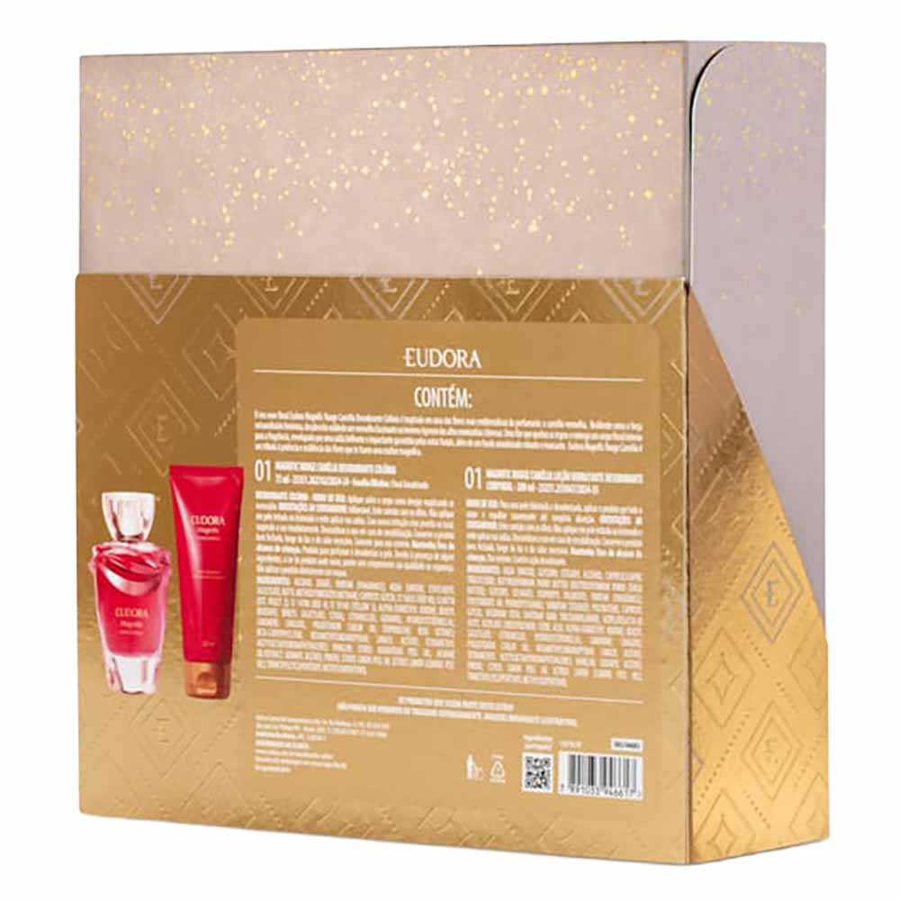 Kit Eudora Magnific Rouge Camélia Colônia 75ml + Loção Hidratante 200ml