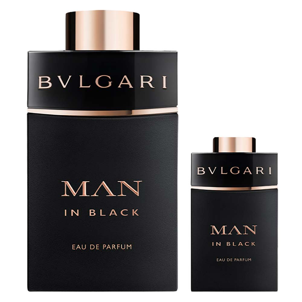 Kit Bvlgari Man In Black Perfume Masculino Eau de Parfum 100ml + Miniatura 15ml